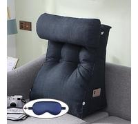 XIBANY Cuscino lettura con collo regolabile,cuscino sostegno lombare,cuscino per schienale per divano letto,Cuscino Cuneo,Rilassarsi,Giocare,Leggere o Guardare la TV