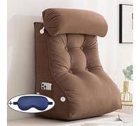 XIBANY Cuscino Supporto Lombare,Cuscino da lettura,Sostegno della Schiena Cuscini,con cuscino cervicale rimovibile,per sedersi a letto,divano o pavimento,Sono disponibili 2 specifiche