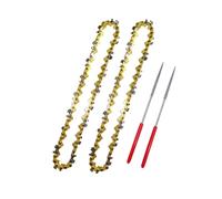 XiBany Nuova catena for sega elettrica a catena for mini motosega da 6 pollici da 1/4 di pollice; Passo 0,043 pollici Calibro 36 maglie catena for sega con file set da 4/6 pezzi (Color : 4pcs, Size