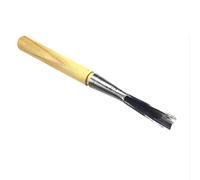 XiBany NUOVO 0,6-1,4 cm Tipo V Rubinetto Esposizione Triangolo Scalpello Scalpelli for la lavorazione del legno Coltello for intaglio del legno for intagliare Strumenti in bianco (Size : 6mm x 1pcs,