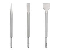 XiBany Set di scalpelli da 250 mm SDS Plus Gambo Martello elettrico Punta da trapano Scanalatura a punta Scalpello piatto Strumenti for muratura for calcestruzzo Muro di mattoni Roccia