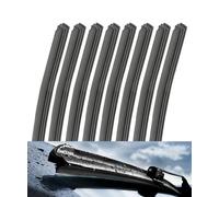 Xibao 8PCS Gomma Tergicristalli Auto,Gomme per Tergicristallo di Ricambio,Ricambio Univesale Per Spazzole Tergicristallo,Previene Danni al Vetro,Adatto per Auto,Camper,Camion,ecc (8PCS)