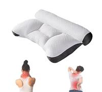 XIBHDN Auricz Cloud Nest Down Pillow, Auricz Pillow,Cloud Nest Down Pillows, Sleep Enhancing Cervical Support Comfort Goose Down (Black)