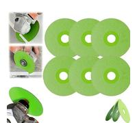 XIBHDN Diamond Chamfered Saw Blade, Rock Slab Grinding Disc, Glass Cutting Disc, Porous Widened Cutting Blades, Indestructible Disc for Grinder, per Ceramic Tile, Marble Edge Trimming (6PCS)