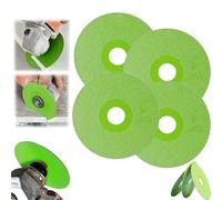 XIBHDN Diamond Chamfered Saw Blade,Rock Slab Grinding Disc,Glass Cutting Disc,Porous Widened Cutting Blades,Indestructible Disc for Grinder, for Ceramic Tile, Marble Edge Trimming (4PCS)