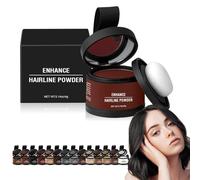 XIBHDN Waverlo Magic Root Cover Up, Root Touch Up Hair Powder, Hairline Powder Instantly Conceals Hair Loss, Hair Fibers for Thinning Hair, Root Cover Up, Stain-Proof 48 Hour (Dark Reddish Brown)