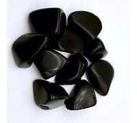 XIBIO 2 PZ Naturale Nero Ossidiana Smagnetizzazione Minerali di Pietra Serbatoio di Pesce di Cristallo Naturale Pietre di Ghiaia Decorativo burattato Pietra D3