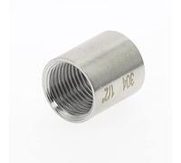 XIBIO 304 in Acciaio Inox 1/8 "1/4" 1/2 "3/8" 3/4 "1" 1-1/4" 1-1/2" BSP Raccordi for Tubi Filettati Femmina Acqua Gas connettore Adattatore Jointer (Size : 1/8")