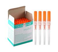 Xiboya textile Pack of 50 Catheter Piercing Needles Tattoo Piercings Tool (14G)