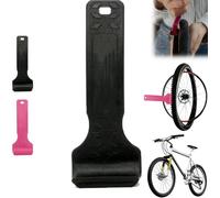 XiChiu Leva di porco 2 in 1 per bicicletta, strumento portatile per cambio pneumatici, strumento di rimozione dei pneumatici per bici da strada, montagna, risparmia tempo e fatica (nero)