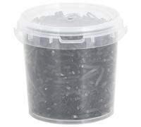 Xichuzi Elastici per Trecce Cavallo 1500 pz Neri in Silicone -172494