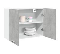 Xichuzi Mobile Pensile Grigio Cemento 80x31x60 cm in Legno Multistrato,Mobile Pensile,Mobile Pensile Sospeso,Mobile Pensile Moderno-856109