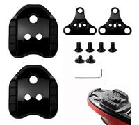 Xiciki 2 adattatori per piastra compatibili con Shimano SPD SM-SH41, convertitore SPD Cleats, adattatore per piastra a 3 fori, in metallo, compatibile con SH40, SM-SH4, Shimano SPD Cleat per pedali da