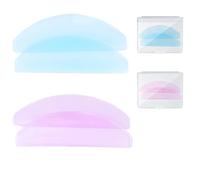 Xiciki 2 paia di protezioni per sollevamento ciglia, cuscinetti autoadesivi per sollevamento ciglia, senza colla, riutilizzabili, da utilizzare per ammorbidire le ciglia, tamponi per occhi o nastro