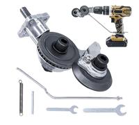 Xiciki Cesoie elettriche per trapano, fresa per lamiere di precisione, per ferro, acciaio, rame, alluminio. Attacco efficiente per trapano roditore, versatile taglierina per piastra elettrica