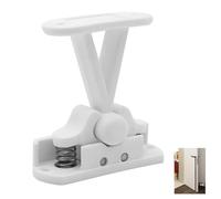 Xiciki Porta di Caravana, fermaporta per porta caravan in plastica Blocca porta aperta, fermaporta silenziosa rimovibile, pratico blocco porta per rimorchio da campeggio