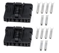 Xiciki Set di 2 connettori di riparazione per luci posteriori, presa fascio fanale posteriore con capicorda rettangolare compatibile con Peugeot 207, 307, 308 e Citroen C2, C3, C4