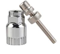 Xiciki Strumento per movimento centrale per bicicletta, chiave per movimento centrale, estrattore a 20 denti, compatibile con Shimano Octalink ISIS, profilo cuneo Truvativ Race Face e FSA