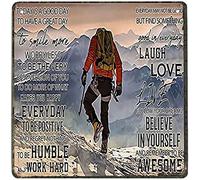 Xiddxu Targa in metallo vintage con scritta in lingua inglese "Today is a Good Day to Have A Great Day" (lingua italiana non garantita), decorazione da parete vintage per bar, caffetterie, pub, club
