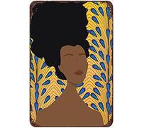 Xiddxu The Empress Black Girl Magic Antique Tin Sign Rustic Wall Decor Metal Wall Plate Vintage Tin Sign Wall Art Retro Metal Tin Sign Home Decor Garage Kitchen Bar Restaurant 20,3 x 30,5 cm
