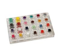 XIDIT 24 Interruttori Tester Base Acrilica vuoti per Tastiera Meccanica Kailh Box Heavy Pro Arancione