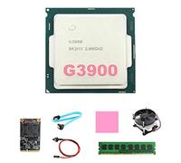 XIDIT G3900 CPU+DDR4 4 GB RAM+128G MSATA SSD+Fan+ SAT Interruttore Termico Pad Kit per B250C B250 Mining Scheda Madre