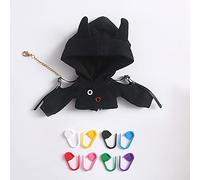 XiDonDon BJD Clothes Fashion Little Devil Maglione Felpa con Cappuccio per Ob11 Molly, GSC, 1/12 Bjd Doll Abbigliamento Accessori per Bambole Giocattoli (Black)