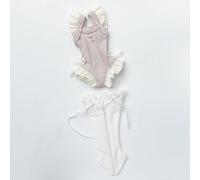 XiDonDon Costumi da bagno alla moda per bambole BJD Blyth, Ob24, Licca, Azone Accessori per giocattoli e regali (solo vestiti) (Light Purple)