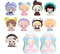 XiDonDon Minty MiLi Adventure Series Graziosi Granuli Ornamenti da Tavolo Sacchetto a Sorpresa Regalo Personaggio dei Cartoni Animati Anime Giocattoli da Collezione (Two bags(8PCS))