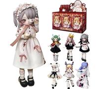 XiDonDon Nyssa Bizarre Nightmare Series Action Figure Anime da Collezione Modello Regalo 1/12 Stile Gotico BJD Doll Toys (Whole Set)