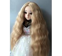 XiDonDon Solo Parrucche 6-7" 7-8" 8-9" 1/3 1/4 1/6 BJD Parrucca Capelli Ricci per dal Pullip BJD SD LUTS Dod Dollfie Accessori per Bambole (Solo Parrucche) (Brown,Head Circumference 18-19cm)