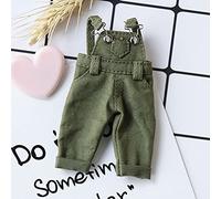 XiDonDon Vestiti per Bambole Ob11 Vestiti Bjd Pantaloni in Denim con Cinturino Moda per , GSC, 1/12bjd Vestiti per Bambole Accessori Pantaloni (Green)