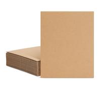 XIDOU Cartone ondulato A3, 20 pezzi di cartone spesso 2 mm, cartone creativo multiuso, adatto per pittura, modellazione creativa, imballaggio da ufficio e corriere (420 x 297 mm) (A3)