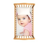 xie Copripiumino Personalizzato con Federa Culla, Set di Biancheria da Letto Personalizzati con Foto, 23"x47"/60x120cm