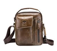 Xieben Borsa A Tracolla In Pelle Vintage Per Uomo Donna Casual Borsa A Tracolla Per Ufficio Cross Body Pack Tote Phone Handbags Sling Chest Pouch