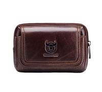 Xieben Custodia In Pelle Verticale Marsupio per Cintura per Uomo Donna Porta Clip Da Viaggio Custodia Da Campeggio Borsa Marsupio Custodia per Cellulare Phone Marrone