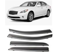 XieBin Deflettori d'Aria Antiturbo per Infiniti c M35 M25 2011-2013,Deflettori d'Aria Compatibili Parapioggia Finestrini Auto Deflettori Integrati