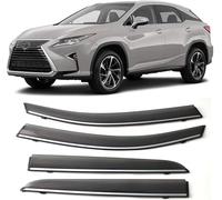 XieBin Deflettori d'Aria Antiturbo per Lexus RX RX270 2016-2020,Deflettori d'Aria Compatibili Parapioggia Finestrini Auto Deflettori Integrati