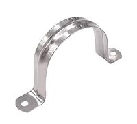 Xiedeai Morsetti Tubo Clamp Strumento - 8 PCS Tubo con Clip A Sella Supporto di Fissaggio Metallo Cinturino per Tubo A Due Fori Condotto 100mm