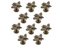 XIEHYA 10 pomelli for armadietti piccoli in lega antica, a forma di ape creativi for mobili, foro singolo for armadio, porta dell'armadio Per Mobili