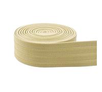 XIEHYA 2 Pezzi / 40 Metri Fascia Elastica Tessitura 40mm Cinturino Elasticizzato Nastro di Gomma Cintura Morbida Pantaloni Vestito Accessori for Cucire Fai da Te per Pantaloni Progetti DIY(Apricot)
