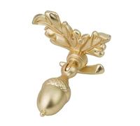 XIEHYA 3pc Manopola Classica Ghianda Bronzo In Lega di Zinco Maniglia Del Cassetto for Mobili Da Cucina 52 * 51 * 22mm Hardware for La Casa Per Mobili(Gold)