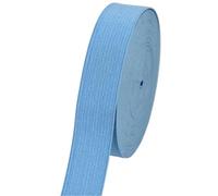 XIEHYA 4 pezzi/10 Metri Fasce Elastiche di Colore Intrecciate Cinghia Elastica Pesante Elasticità Maglia Fascia Piatta for copriletto in Vita Fai da Te per Pantaloni Progetti DIY(Light Blue)