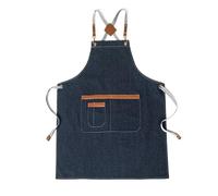 XIEHYA Grembiule da cucina in denim unisex 2 pezzi con incrocio sul retro Per Giardino