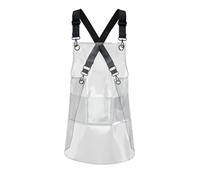 XIEHYA Grembiuli da barbiere 2 pezzi casa impermeabili TPU riutilizzabili for cucina Parrucchiere Barbiere Barista Forniture for la Per Giardino