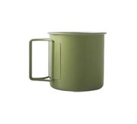 XIEHYA Tazza da caffè in acciaio inossidabile 330ml 304 Portabilità esterna Acqua fredda Boccale di birra Tazze con coperchio tè for uomo all'aperto Per Bevande Calde e Fredde(Green)