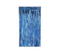 XIEHYA Tende con Nappe Glitter Multicolori da 45 Pezzi / 100 * 200 cm for Il Compleanno di Matrimonio, Decorazioni Sfondo for Feste Anniversario per Casa(Blue)