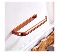 XIEJING Porta Asciugamani，Anello Portasciugamani Accessori per Il Bagno in Oro Rosa di Lusso in Ottone Portabicchieri Asciugamani Asciugamani Robe Asciugamani Anello Bagno Set Hardware