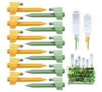 XIELIME 12 punte autoirriganti, dispositivi di irrigazione automatica con interruttore valvola regolabile, inserto per fioriera autoirrigante, sistema di irrigazione automatico per piante da giardino