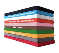 XIEMINLE Cuscini per Panca da Giardino, Dimensioni Personalizzate, Rimovibile Cuscino per Sedie Interne ed Esterne, 2/3 Posti Resistente all'Acqua Cuscino Sedile per Terrazza Cucina (Spessore 3cm)